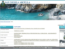 Tablet Screenshot of comune.sannicolaarcella.cs.it